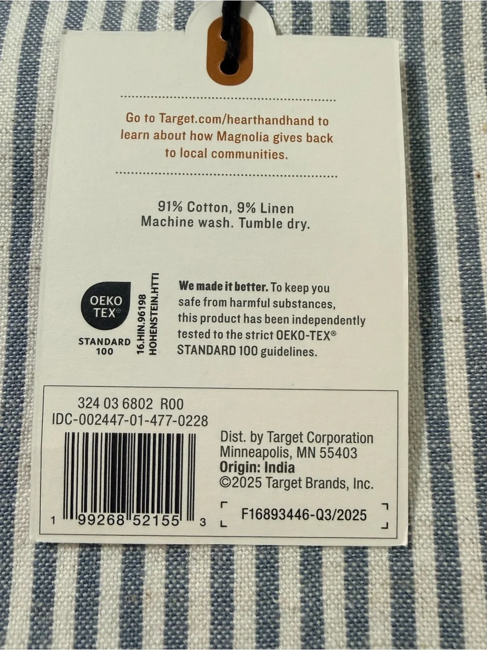 Hearth & Hand Blue and White Striped Kitchen Towels - 2 Sets of 2